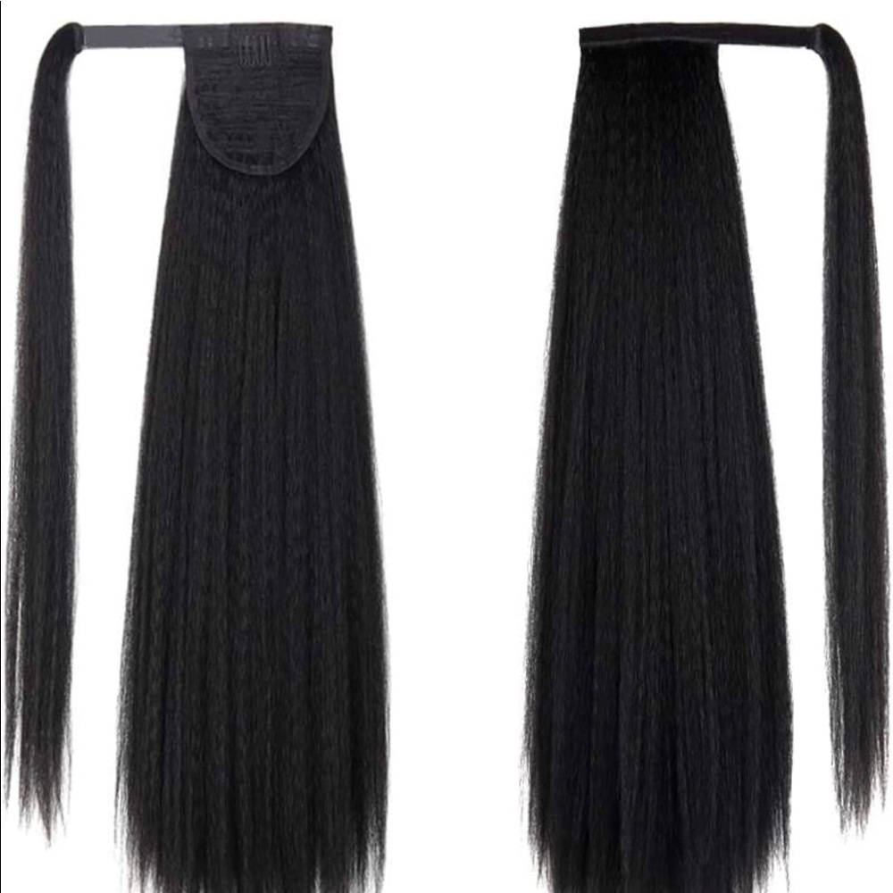 24” Synthetic Kinky Texture Ponytail - Picture 2 of 5